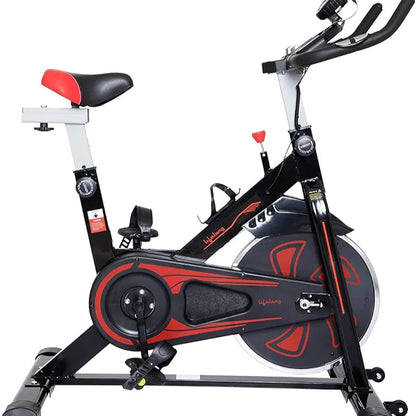 Spin Fitness Bike with 8Kg Flywheel, Adjustable Resistance, LCD Monito – Anson Fitness