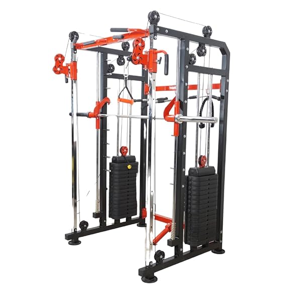 ANSON SPORTS – AS956 Smith Machine + Functional Trainer Combo Rack - Anson Fitness
