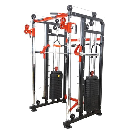 ANSON SPORTS – AS956 Smith Machine + Functional Trainer Combo Rack - Anson Fitness