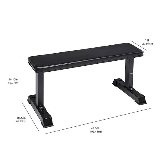 ANSON Flat Gym Bench Multipurpose Home Workout Exercise Bench Press We ...