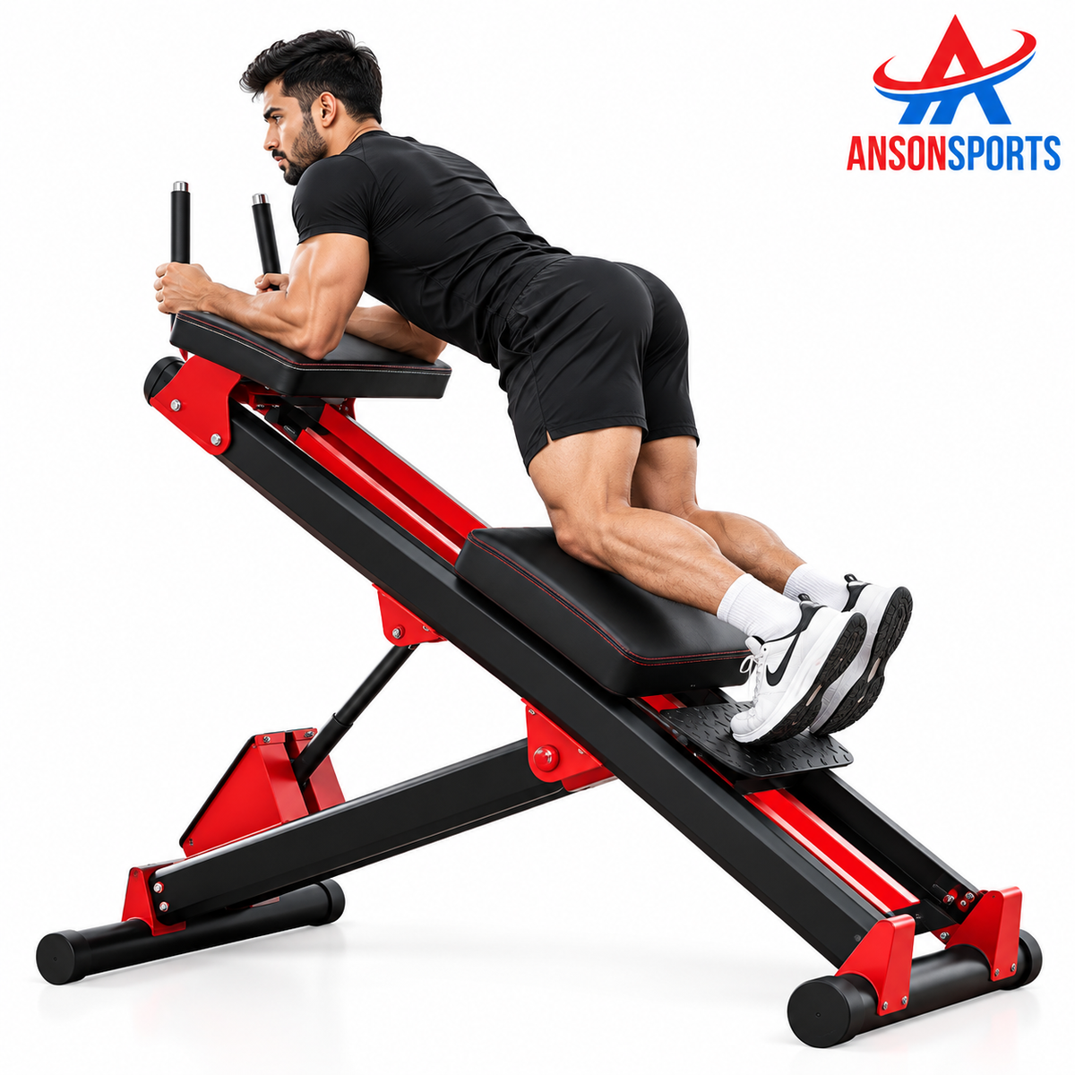 Professional Incline Plank Machine | Heavy-Duty Adjustable Abdominal Bench | Core Strength Training Equipment | Anson Fitness