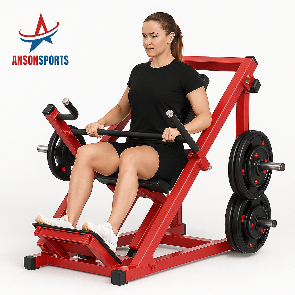 Plate-Loaded Chest-Supported Row Machine | Back, Lats, Rear Delts & Arm Strength Trainer