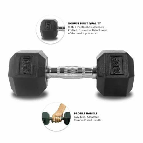 1 Kg Weight Hex Dumbbell