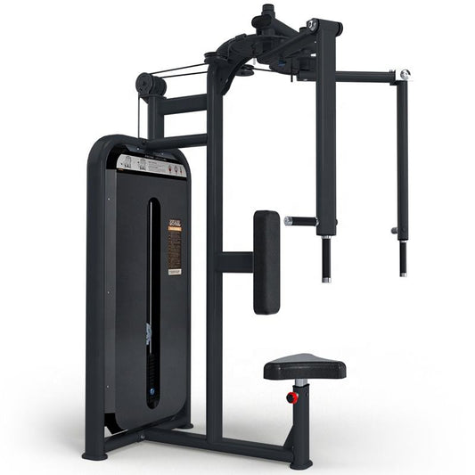 Pec deck machine