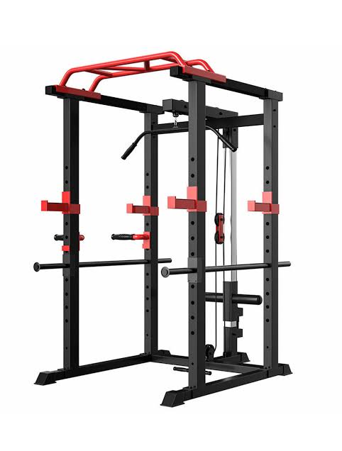 Anson Fitness Squat Rack | Power Rack | Smith Machine | Lat Pulldown Combo