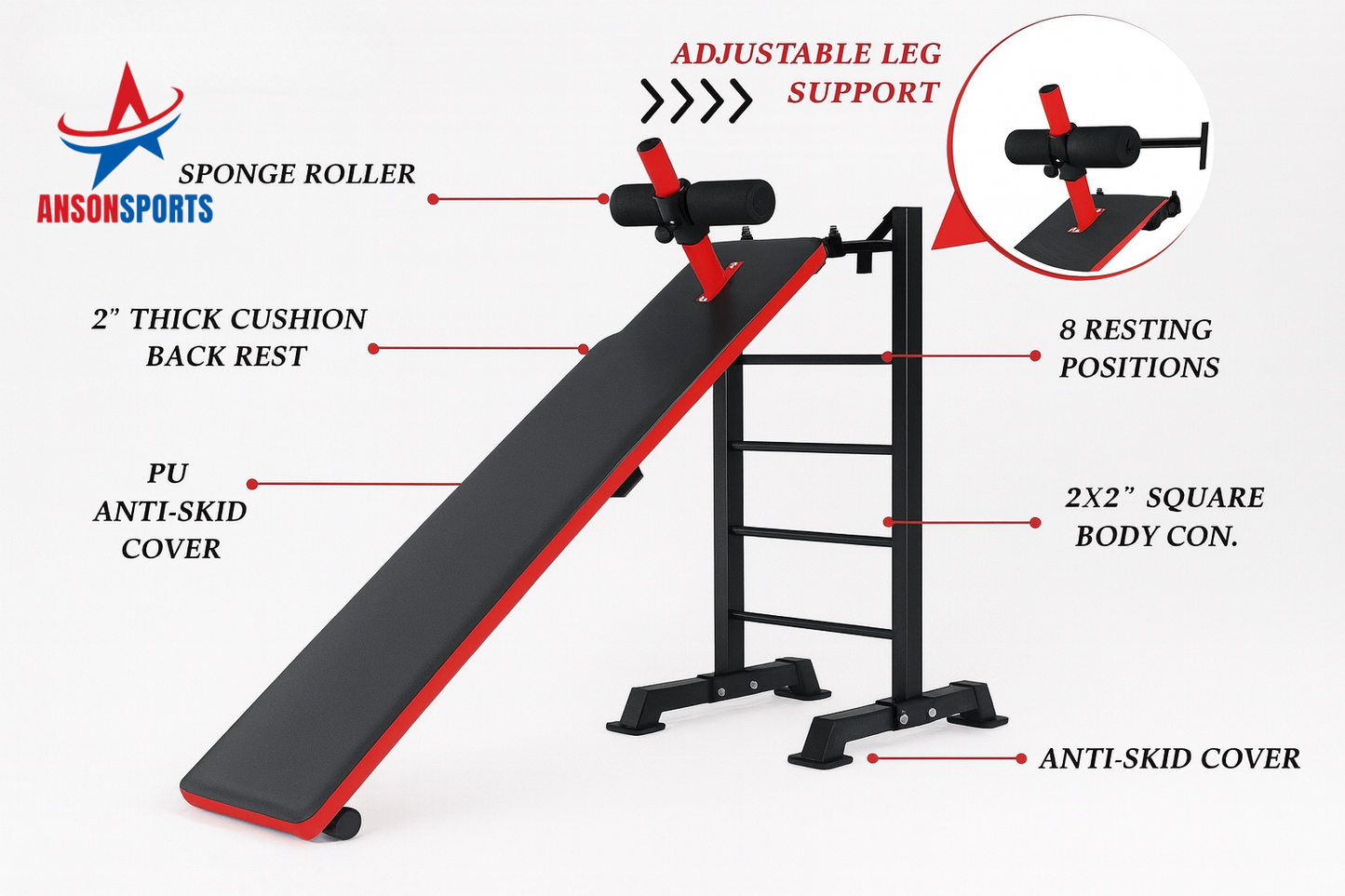ANSON Pro-Style Ab Board ASAB200