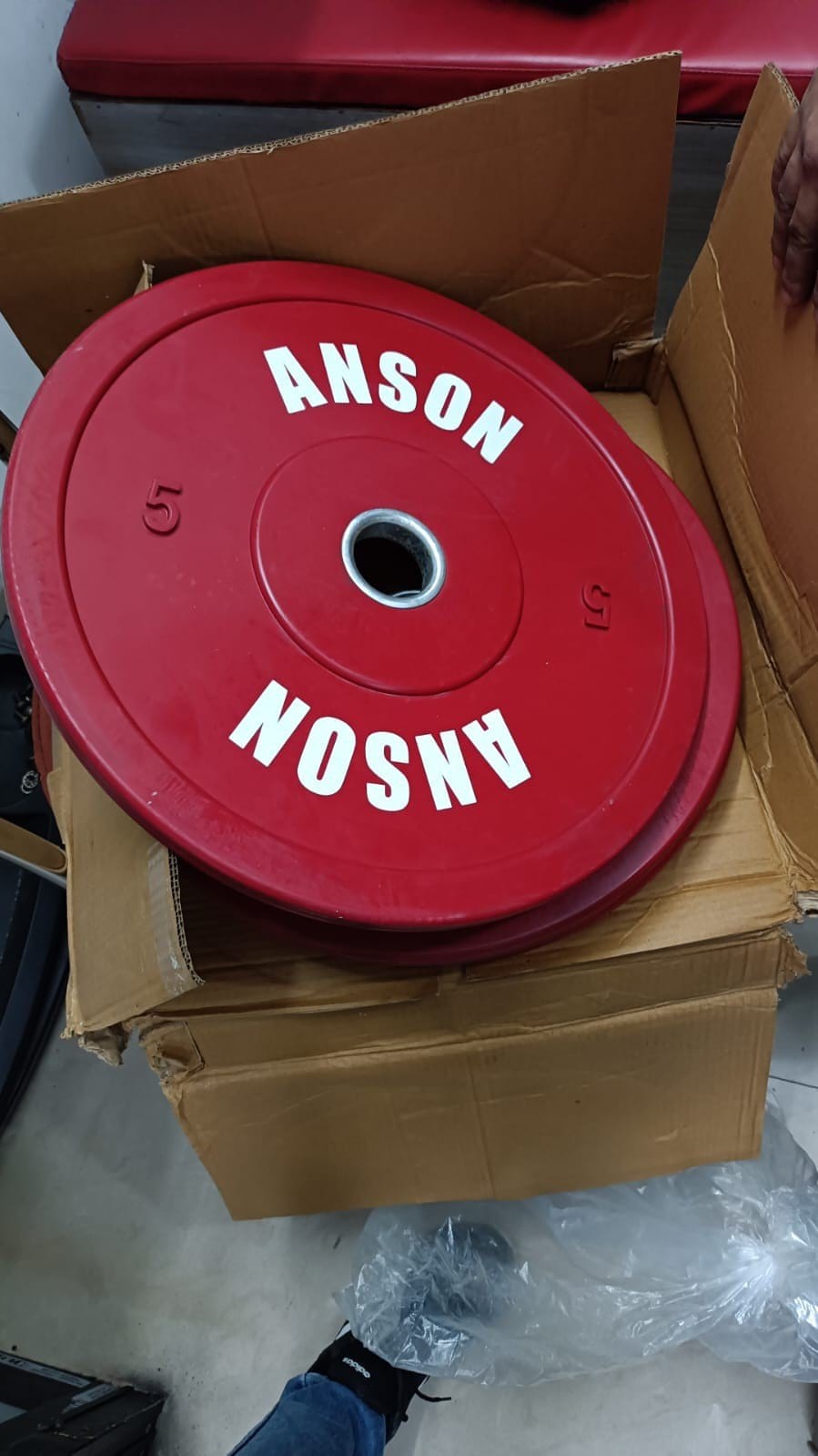 ANSON Rubberized Bumper Plates - Anson Fitness