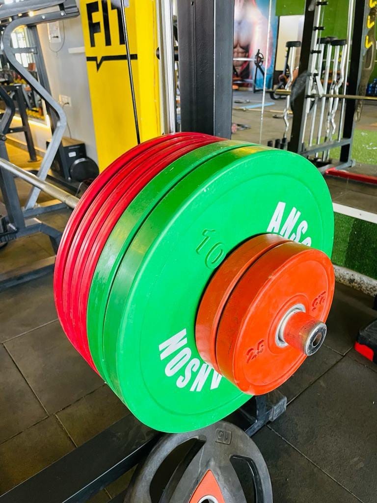 ANSON Rubberized Bumper Plates - Anson Fitness