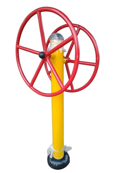 Anson Fitness Outdoor Double Arm Wheel Rotator for Parks, Playgrounds, and Outdoor Fitness Zones - Anson Fitness