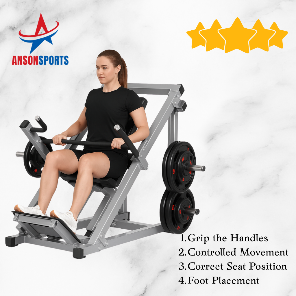 Plate-Loaded Chest-Supported Row Machine | Back, Lats, Rear Delts & Arm Strength Trainer