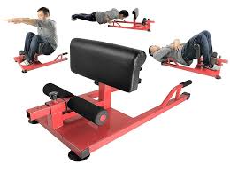 Anson Glute Ham Developer, Hamstring, Back and Abs Hyperextension Bench. Ghd Exercise Machine - Glute Ham Developer Commercial Quality - Anson Fitness