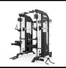 ANSON FITNESS Smith Machine Cum Functional Trainer with Lat Pulldown and Rowing Station - Anson Fitness