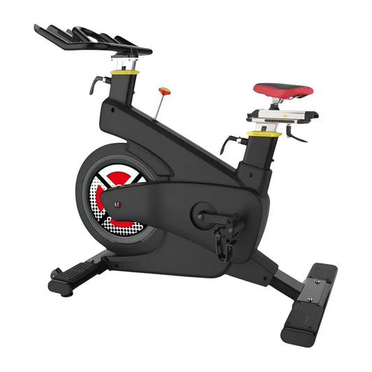 ANSON FITNESS AFS 5000 – ELITE COMMERCIAL SPIN BIKE WITH 22KG HEAVY CHROME FLYWHEEL, BELT DRIVE, MAGNETIC RESISTANCE, 4-WAY PROFESSIONAL ADJUSTMENT & ERGONOMIC RACING FRAME FOR PREMIUM GYM & STUDIO TRAINING - Anson Fitness